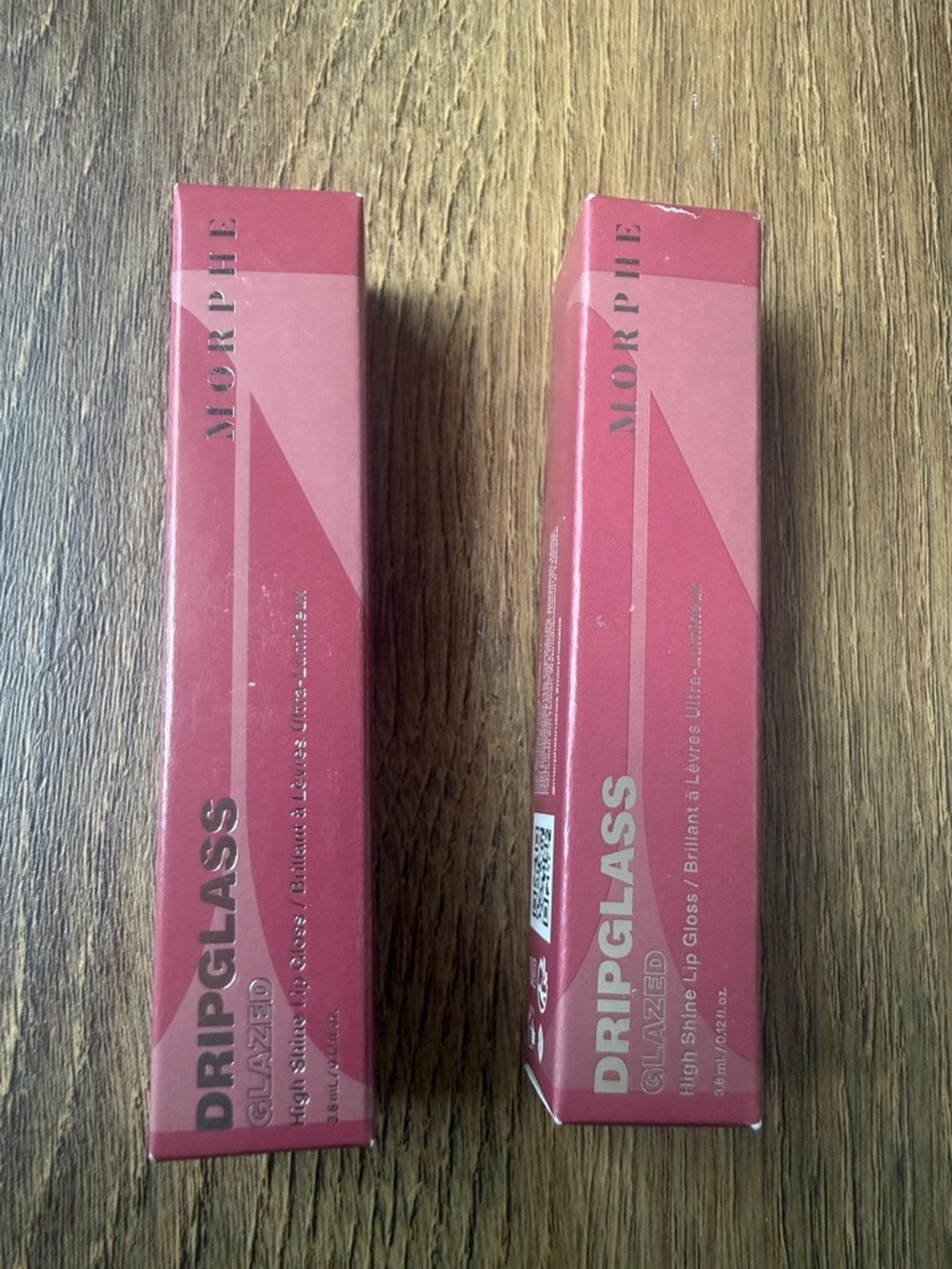 Morphe DripGlass Glazed High Shine Lip Gloss โ Rose Red Packaging